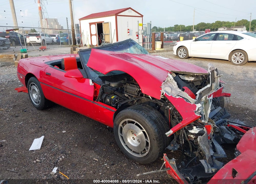 1986 CHEVROLET CORVETTE VIN: 1G1YY6782G5900284