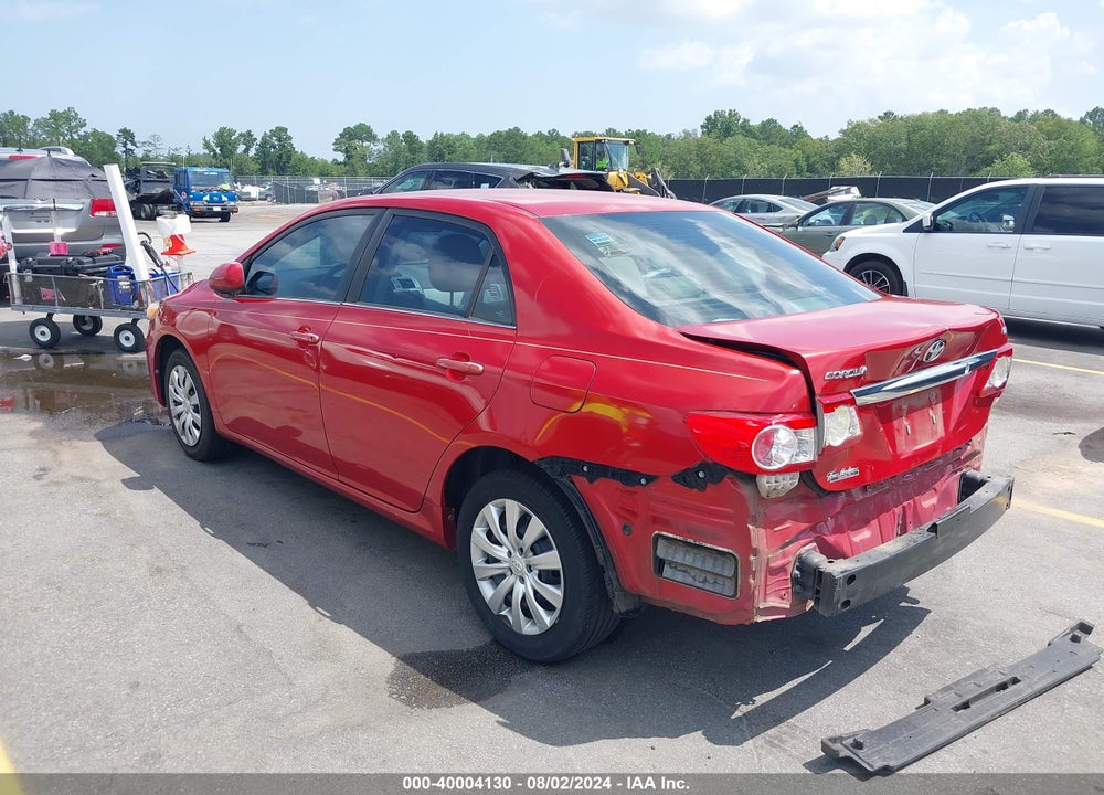 2013 TOYOTA COROLLA LE VIN: 5YFBU4EE3DP165125