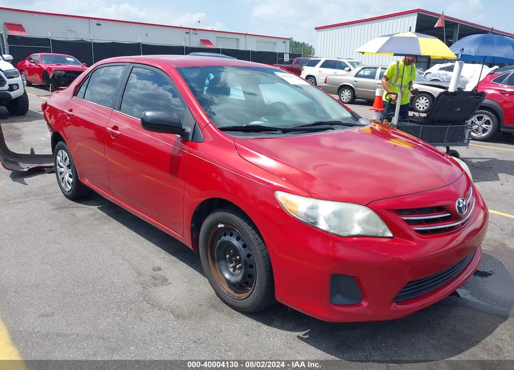 2013 TOYOTA COROLLA LE VIN: 5YFBU4EE3DP165125