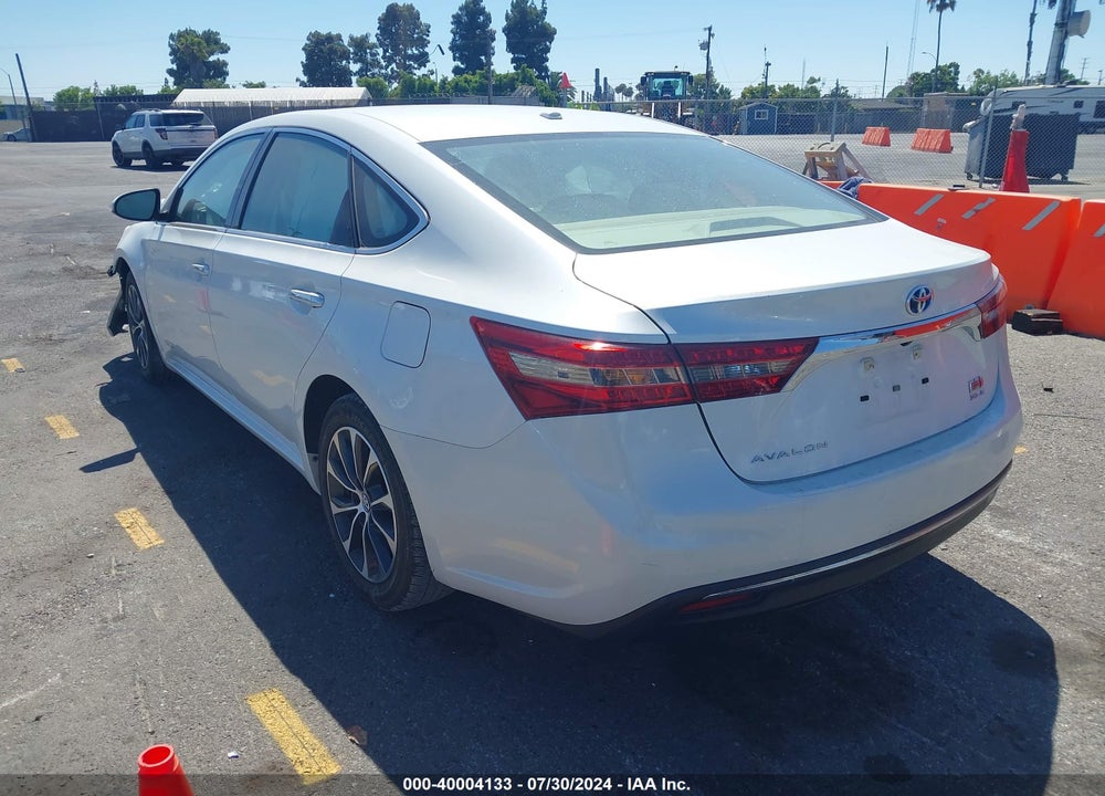 2016 TOYOTA AVALON HYBRID XLE VIN: 4T1BD1EB8GU051726
