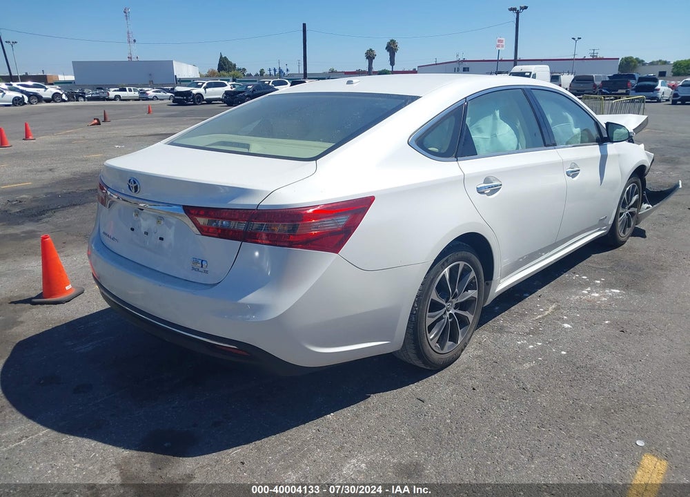 2016 TOYOTA AVALON HYBRID XLE VIN: 4T1BD1EB8GU051726
