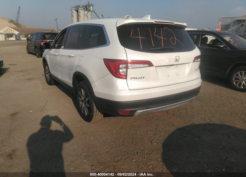 2021 HONDA PILOT AWD EX VIN: 5FNYF6H34MB082678