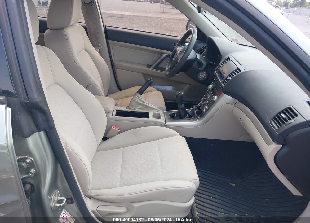 2009 SUBARU OUTBACK 2.5I VIN: 4S4BP60C996325298