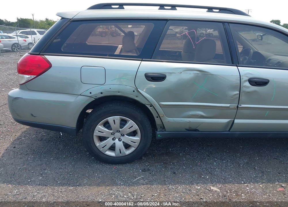 2009 SUBARU OUTBACK 2.5I VIN: 4S4BP60C996325298