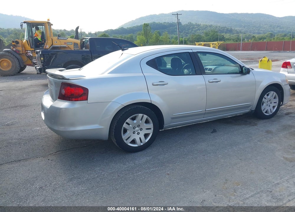2012 DODGE AVENGER SE VIN: 1C3CDZABXCN193744
