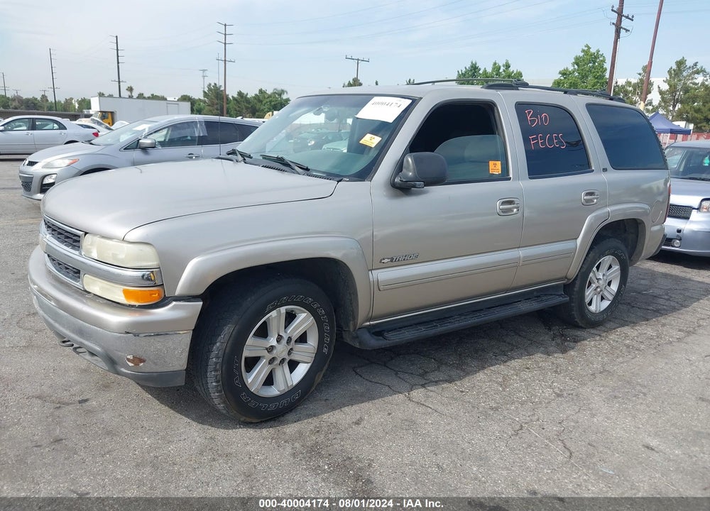 2002 CHEVROLET TAHOE LT VIN: 1GNEK13Z02J321654