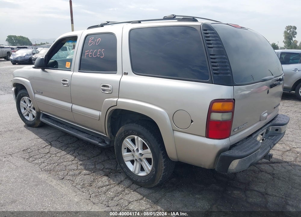 2002 CHEVROLET TAHOE LT VIN: 1GNEK13Z02J321654