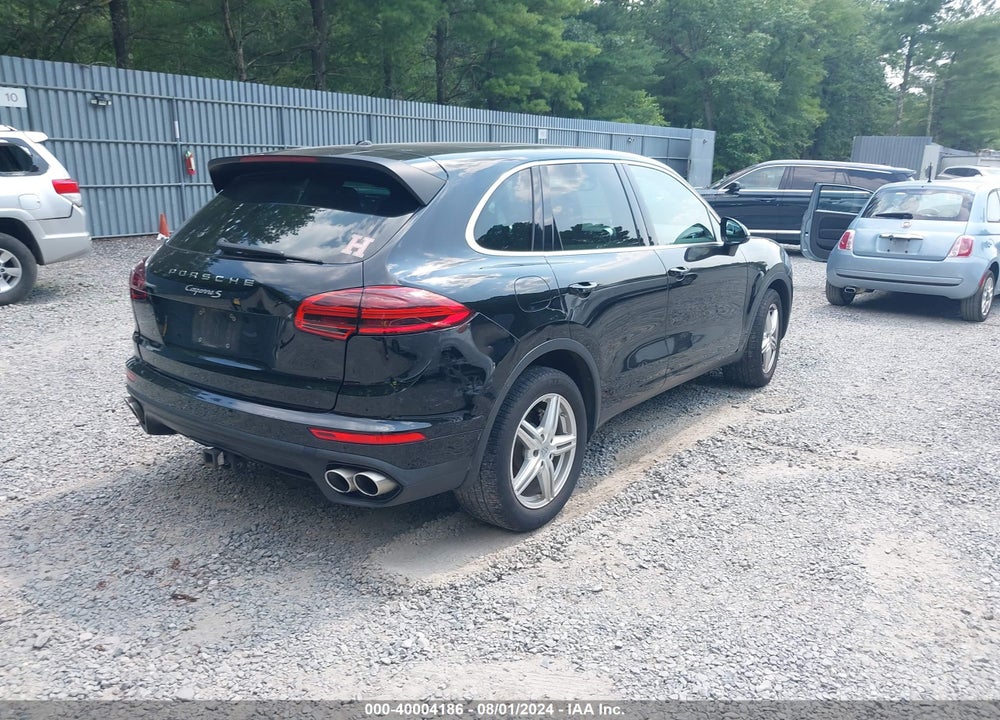 2017 PORSCHE CAYENNE S VIN: WP1AB2A20HLA52845