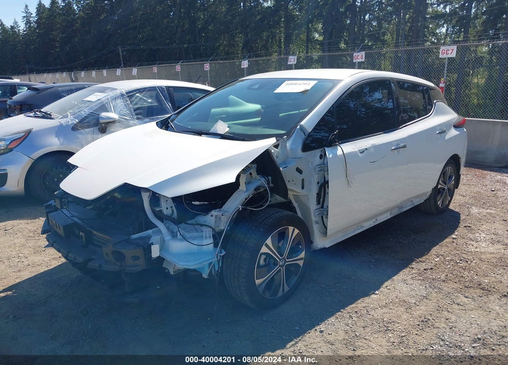 2022 NISSAN LEAF SL PLUS 62 KWH VIN: 1N4BZ1DV7NC551287