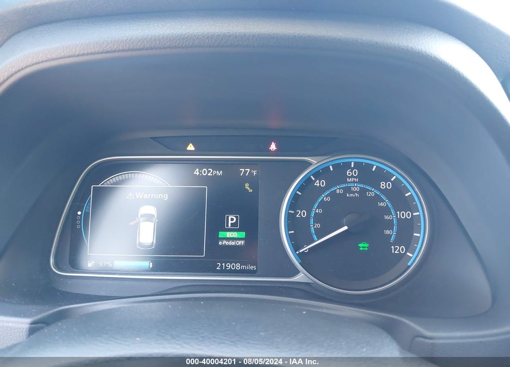 2022 NISSAN LEAF SL PLUS 62 KWH VIN: 1N4BZ1DV7NC551287