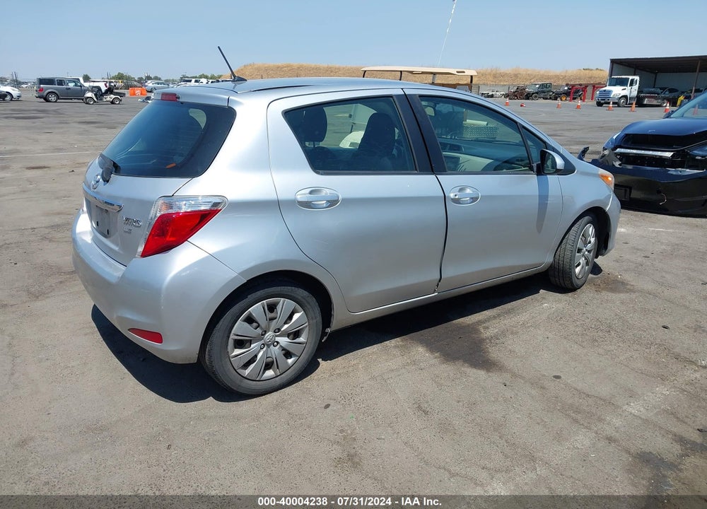 2012 TOYOTA YARIS LE VIN: JTDKTUD3XCD502944