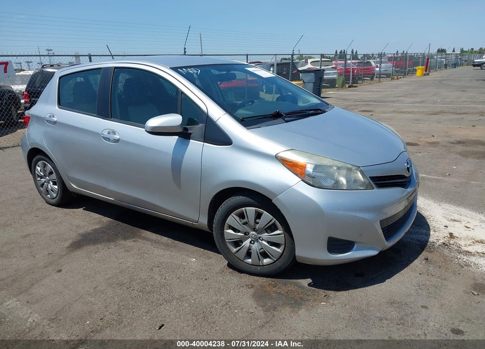 2012 TOYOTA YARIS LE VIN: JTDKTUD3XCD502944