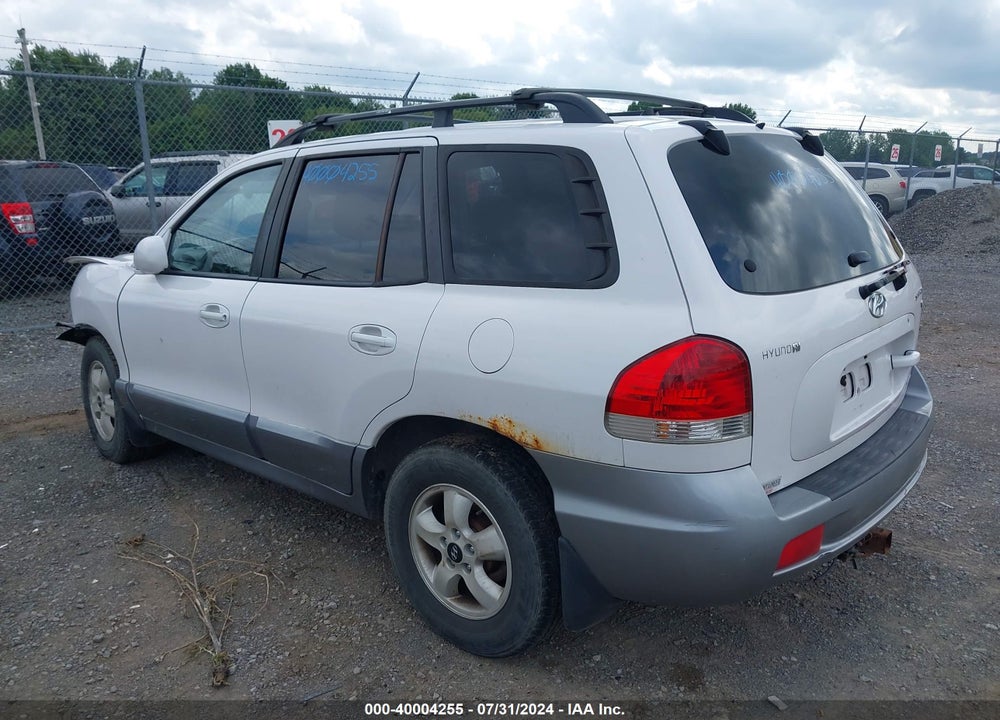 2006 HYUNDAI SANTA FE GLS VIN: KM8SC73D36U041386