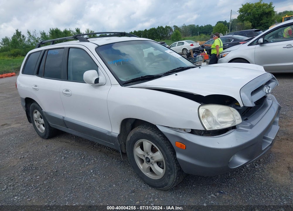 2006 HYUNDAI SANTA FE GLS VIN: KM8SC73D36U041386