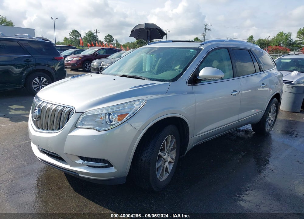 2016 BUICK ENCLAVE LEATHER VIN: 5GAKRBKD6GJ338535