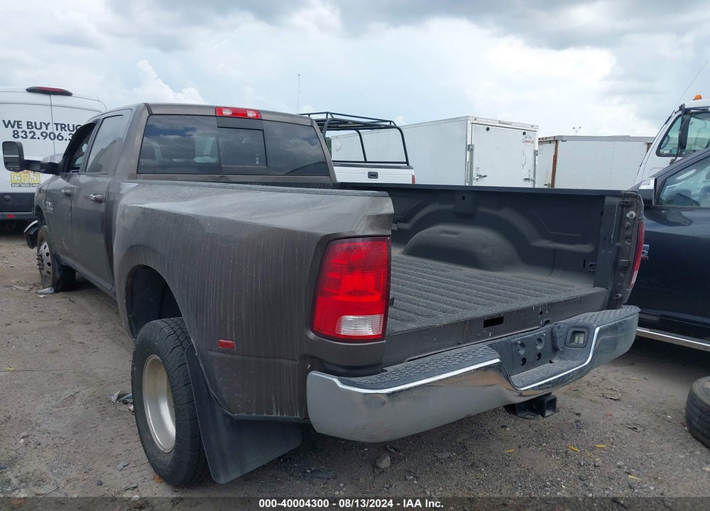 2018 RAM 3500 LONE STAR  4X4 8' BOX VIN: 3C63RRHLXJG373184