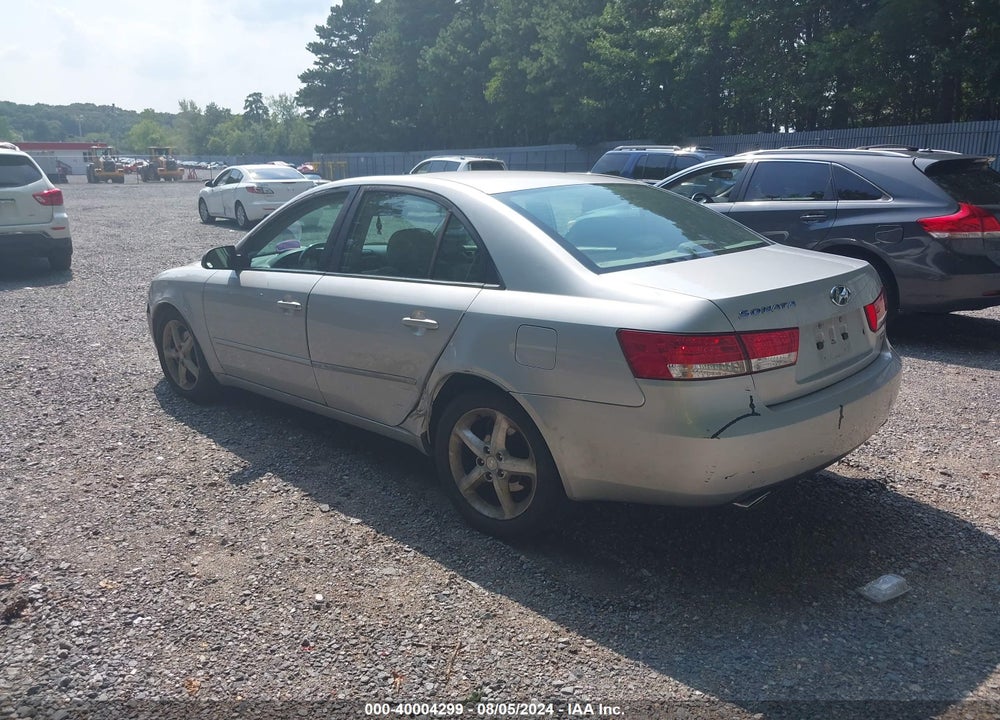 2006 HYUNDAI SONATA GLS V6/LX V6 VIN: 5NPEU46F56H125021