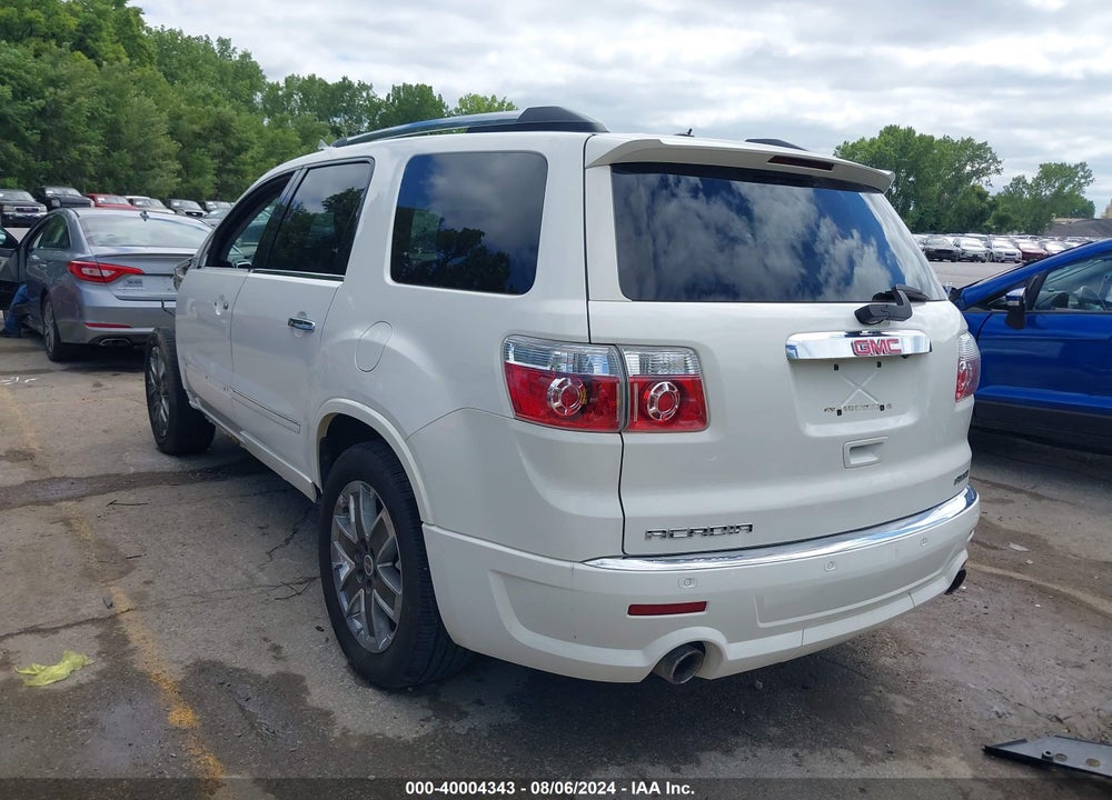 2012 GMC ACADIA DENALI VIN: 1GKKVTED6CJ394467