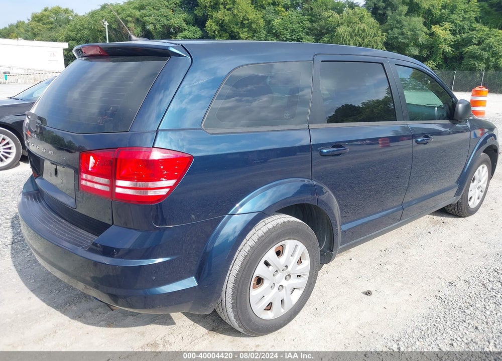 2014 DODGE JOURNEY AMERICAN VALUE PKG VIN: 3C4PDCAB7ET280191