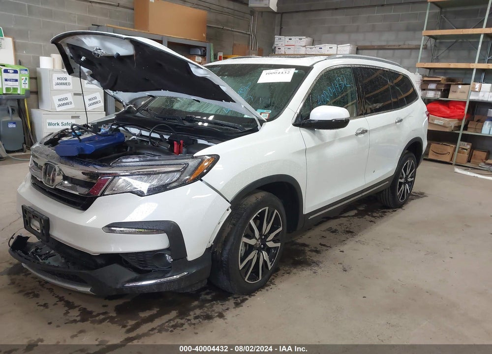 2021 HONDA PILOT AWD ELITE VIN: 5FNYF6H02MB090266