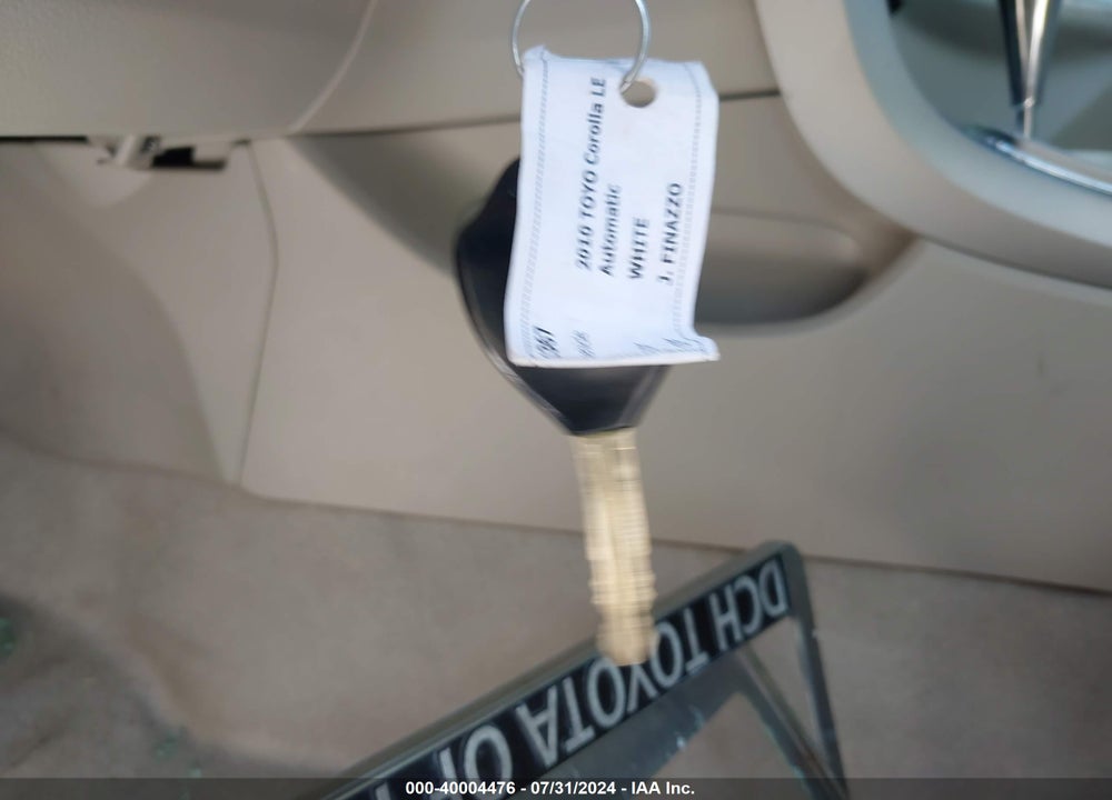 2010 TOYOTA COROLLA LE VIN: 1NXBU4EE9AZ214547