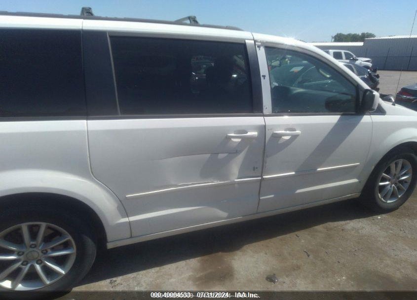 2013 DODGE GRAND CARAVAN SXT VIN: 2C4RDGCG3DR738433