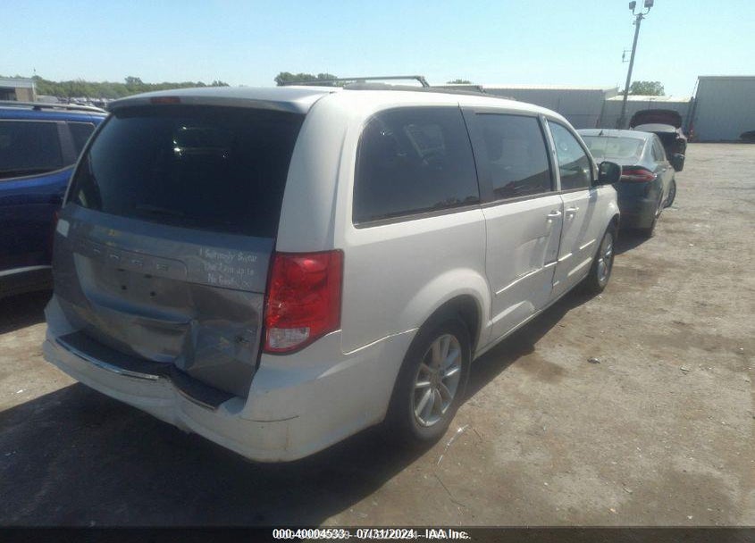 2013 DODGE GRAND CARAVAN SXT VIN: 2C4RDGCG3DR738433