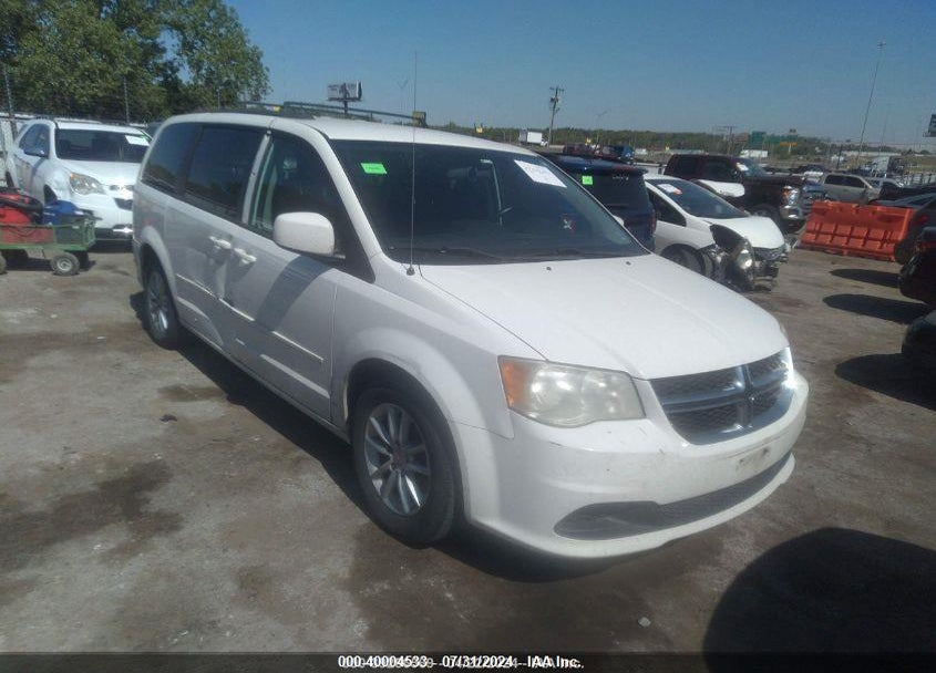 2013 DODGE GRAND CARAVAN SXT VIN: 2C4RDGCG3DR738433