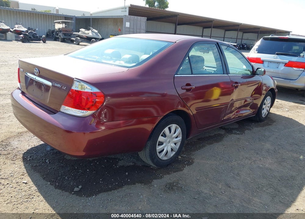 2006 TOYOTA CAMRY LE VIN: 4T1BE32K66U124121