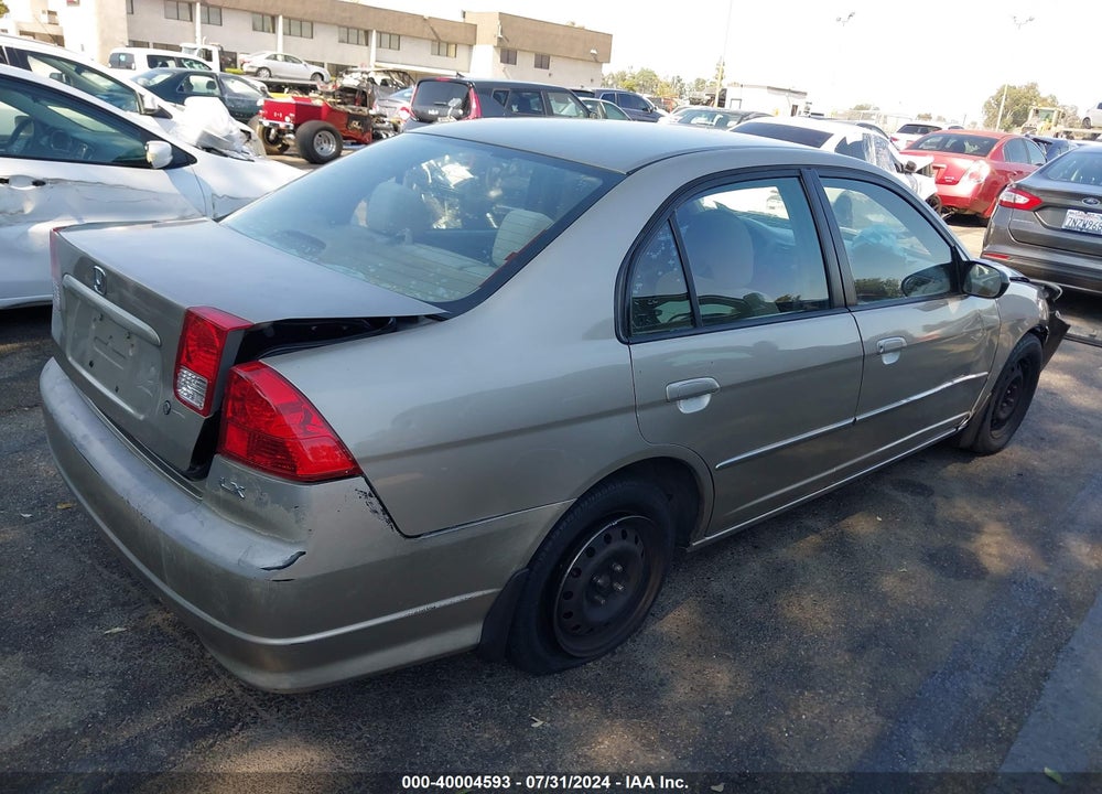 2005 HONDA CIVIC LX VIN: 2HGES16575H607123