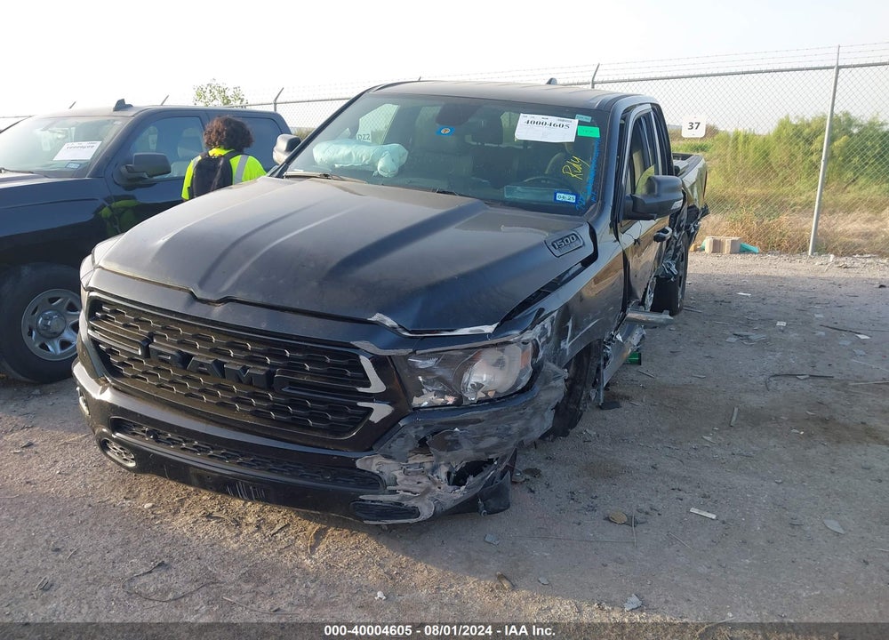 2022 RAM 1500 LONE STAR QUAD CAB 4X2 6'4 BOX VIN: 1C6RREBT8NN228105