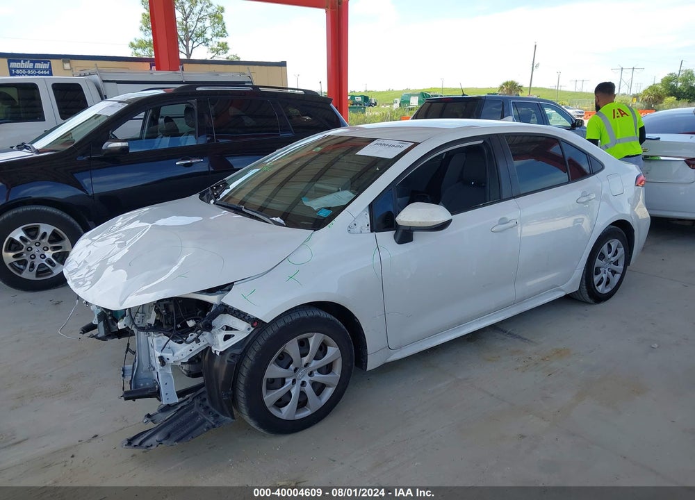 2021 TOYOTA COROLLA LE VIN: JTDEPMAE0MJ188702
