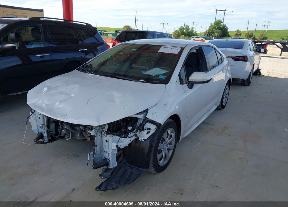 2021 TOYOTA COROLLA LE VIN: JTDEPMAE0MJ188702