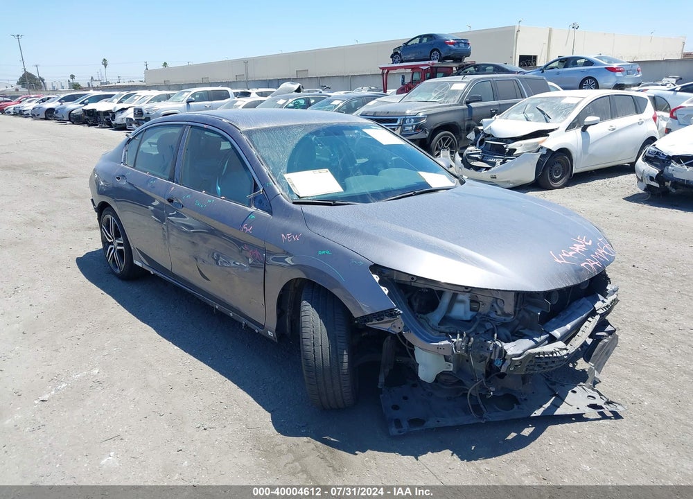 2016 HONDA ACCORD SPORT VIN: 1HGCR2F56GA045211