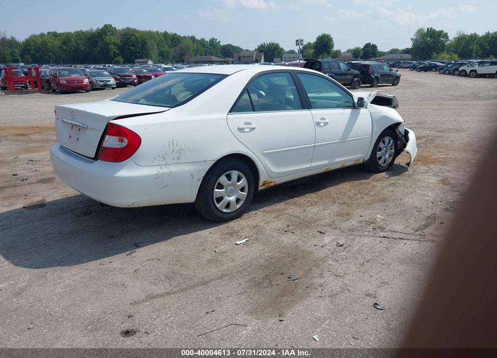 2004 TOYOTA CAMRY LE VIN: 4T1BE32K14U329780
