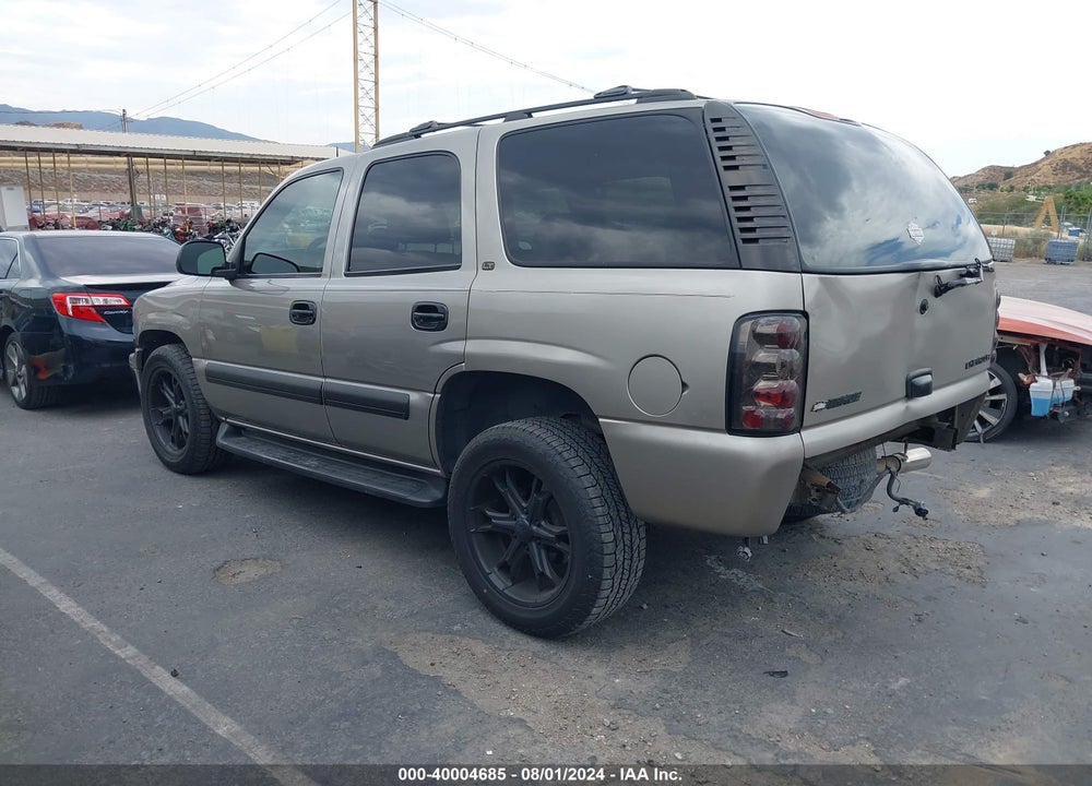 2003 CHEVROLET TAHOE LT VIN: 1GNEC13T93R191627
