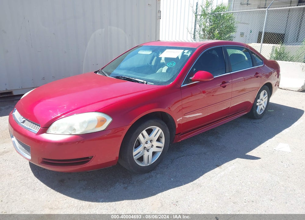 2013 CHEVROLET IMPALA LT VIN: 2G1WG5E37D1261019