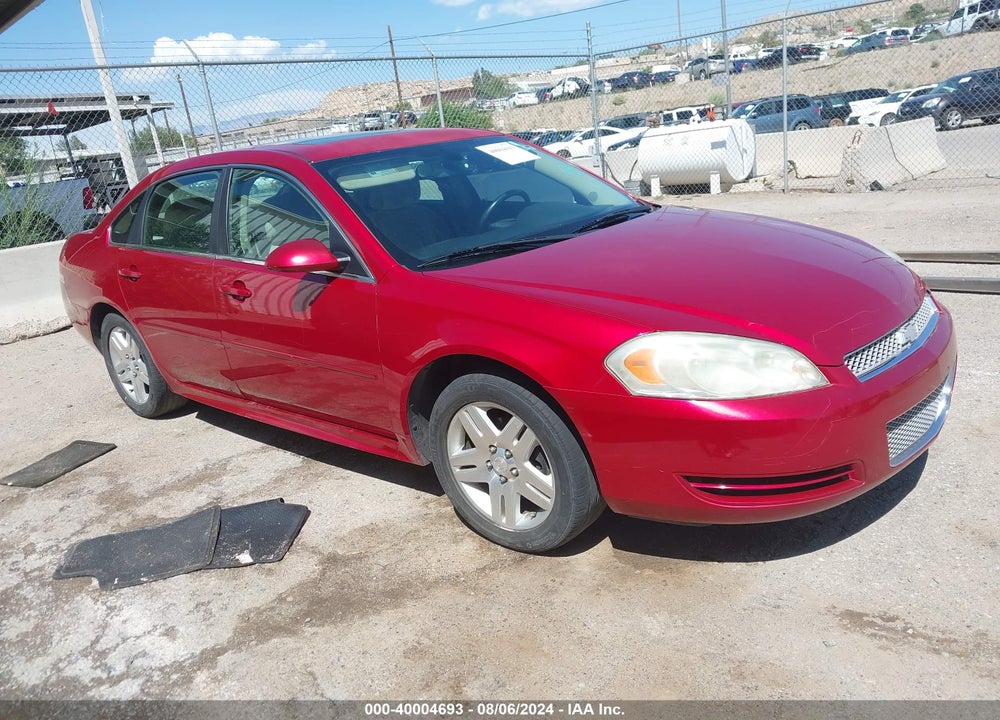 2013 CHEVROLET IMPALA LT VIN: 2G1WG5E37D1261019