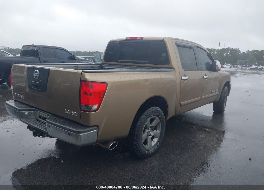 2005 NISSAN TITAN SE VIN: 1N6BA07A15N525726