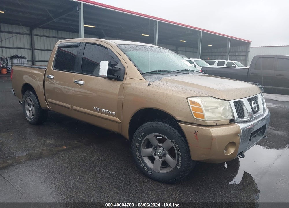 2005 NISSAN TITAN SE VIN: 1N6BA07A15N525726
