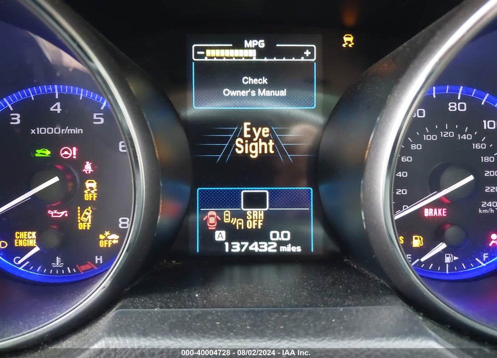 2019 SUBARU OUTBACK 2.5I LIMITED VIN: 4S4BSANC0K3355596