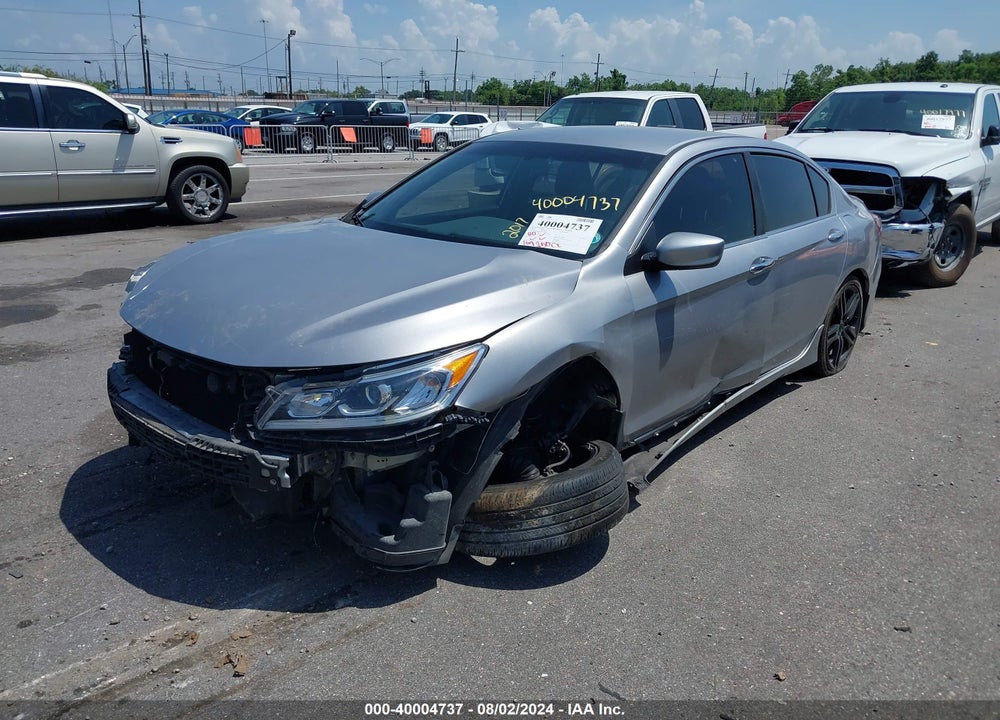 2017 HONDA ACCORD SPORT VIN: 1HGCR2F59HA282471