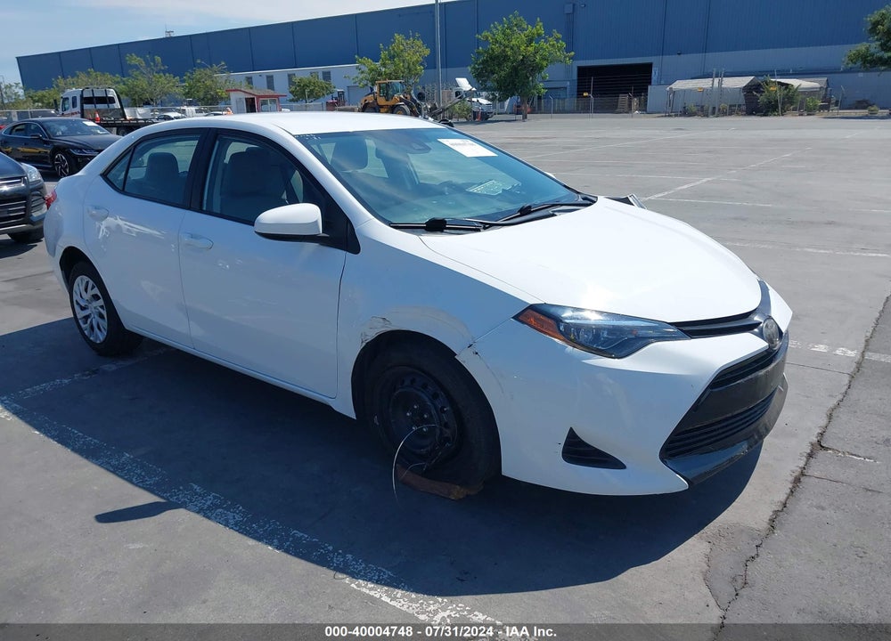 2019 TOYOTA COROLLA LE VIN: 5YFBURHE1KP900187