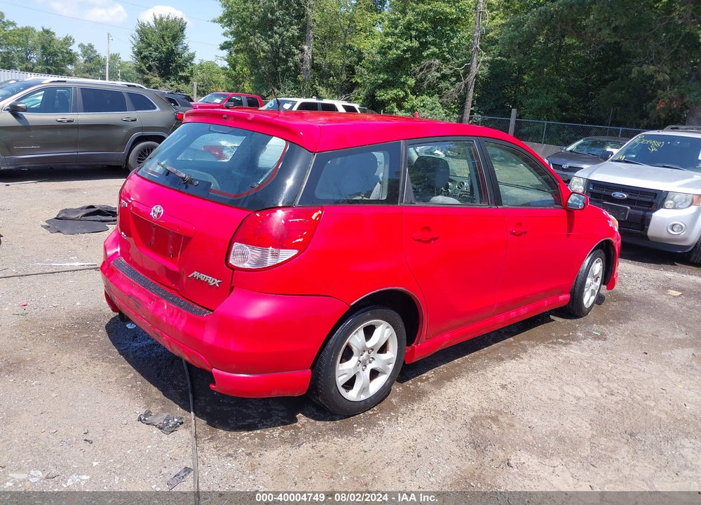 2004 TOYOTA MATRIX/XR VIN: 2T1KR32E94C293336