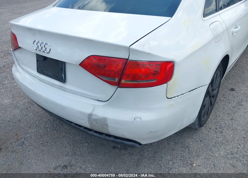 2011 AUDI A4 2.0T PREMIUM VIN: WAUEFAFL6BN020154