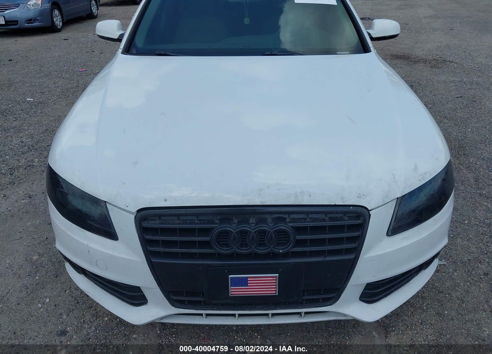 2011 AUDI A4 2.0T PREMIUM VIN: WAUEFAFL6BN020154