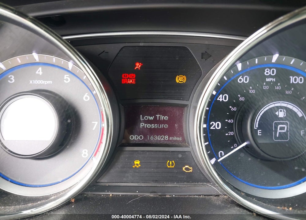 2012 HYUNDAI SONATA GLS VIN: 5NPEB4AC7CH327891