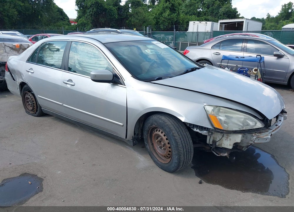 2007 HONDA ACCORD 2.4 LX VIN: 1HGCM56487A101690
