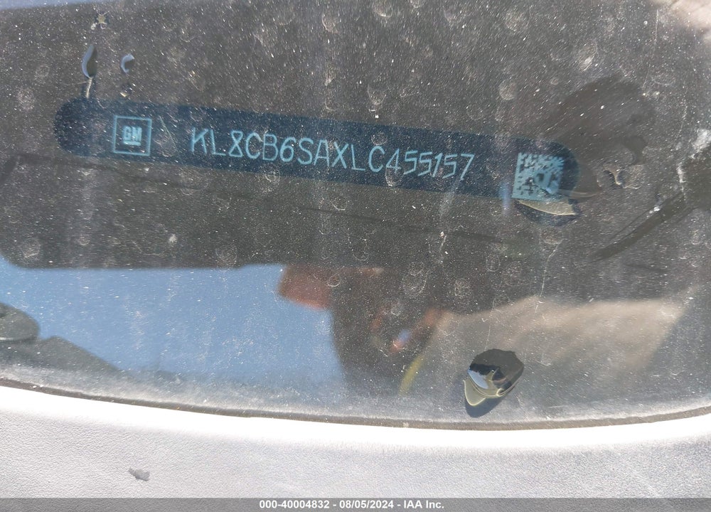 2020 CHEVROLET SPARK FWD LS AUTOMATIC VIN: KL8CB6SAXLC455157