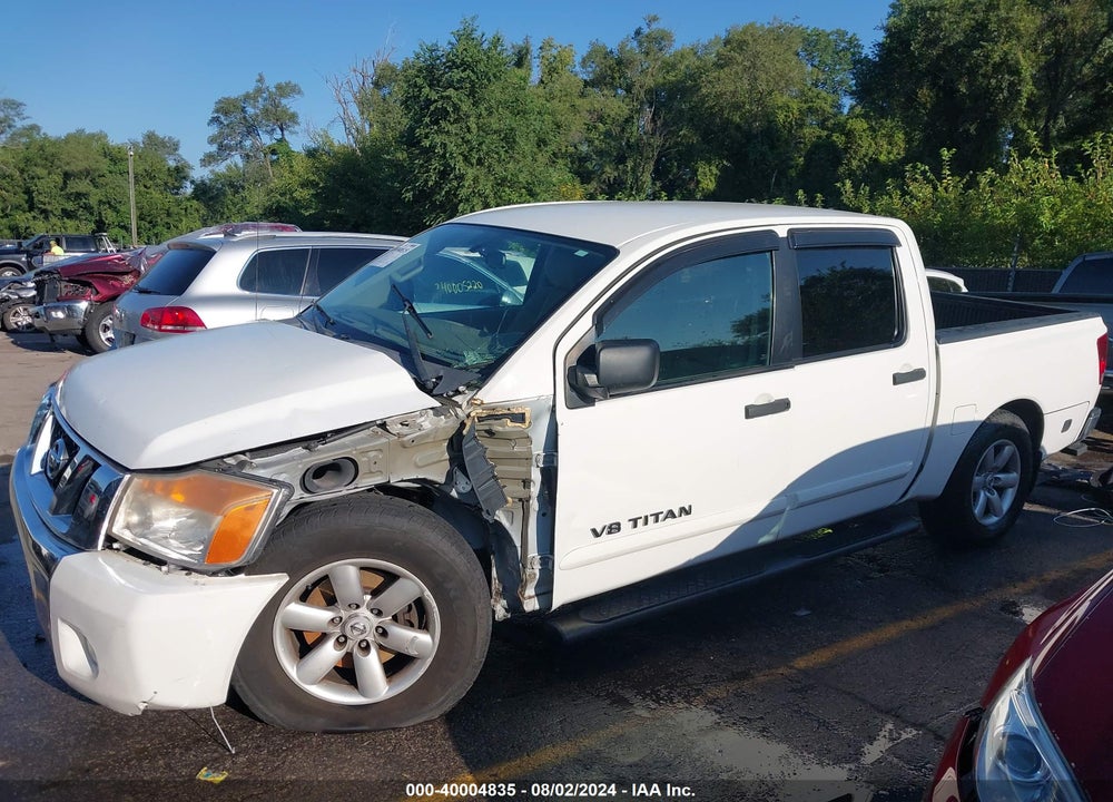 2012 NISSAN TITAN SV VIN: 1N6BA0ED2CN314951